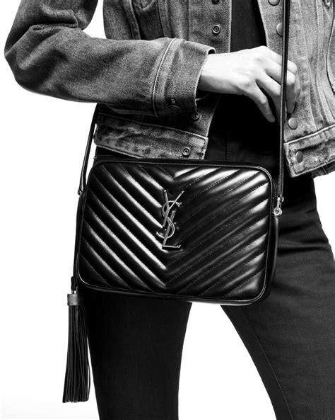 ysl black.purse|LOU camera bag in quilted leather .